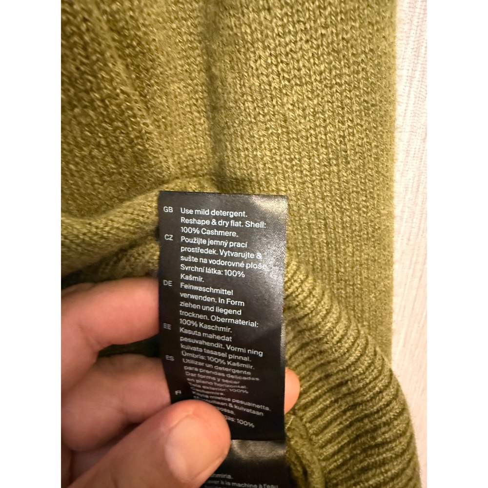 COS Cashmere Sweater Green Size S - Picture 7 of 9